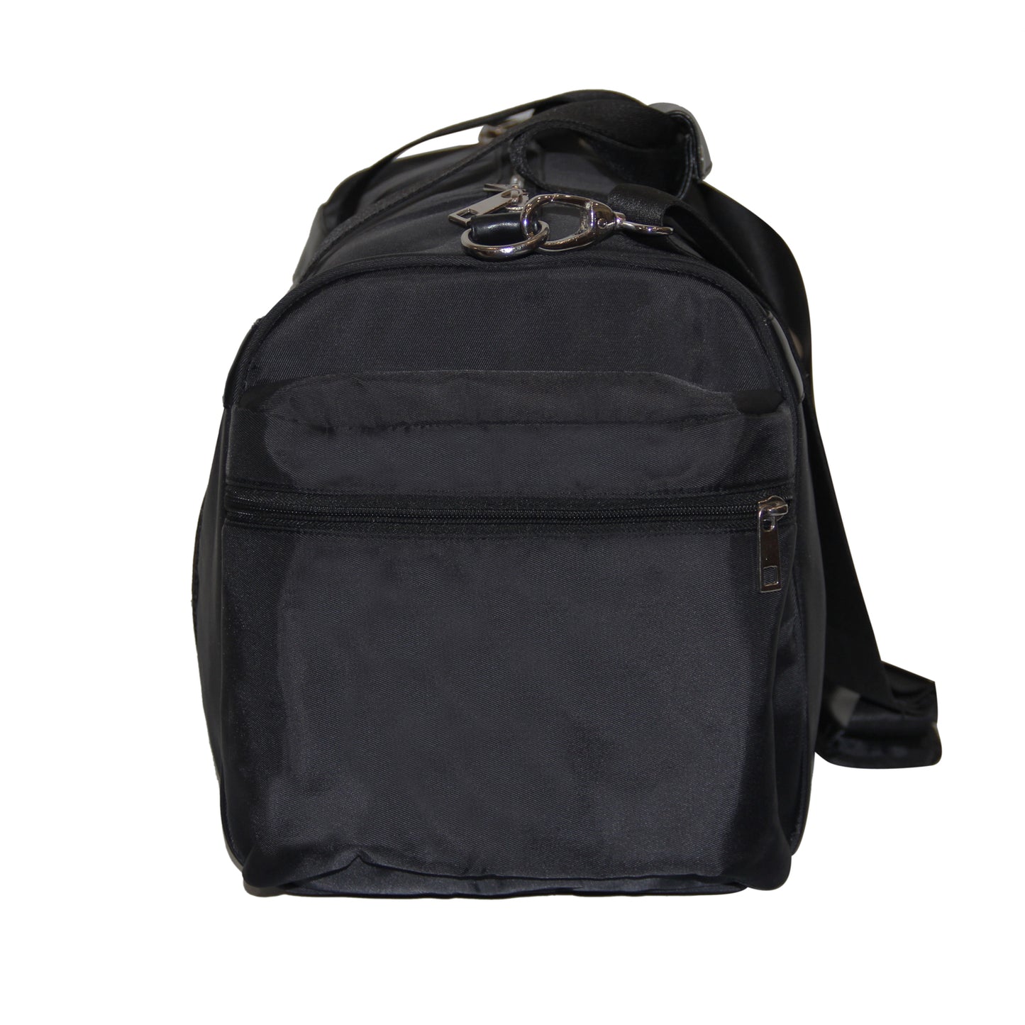 Stylish Black Textured PU Weekender