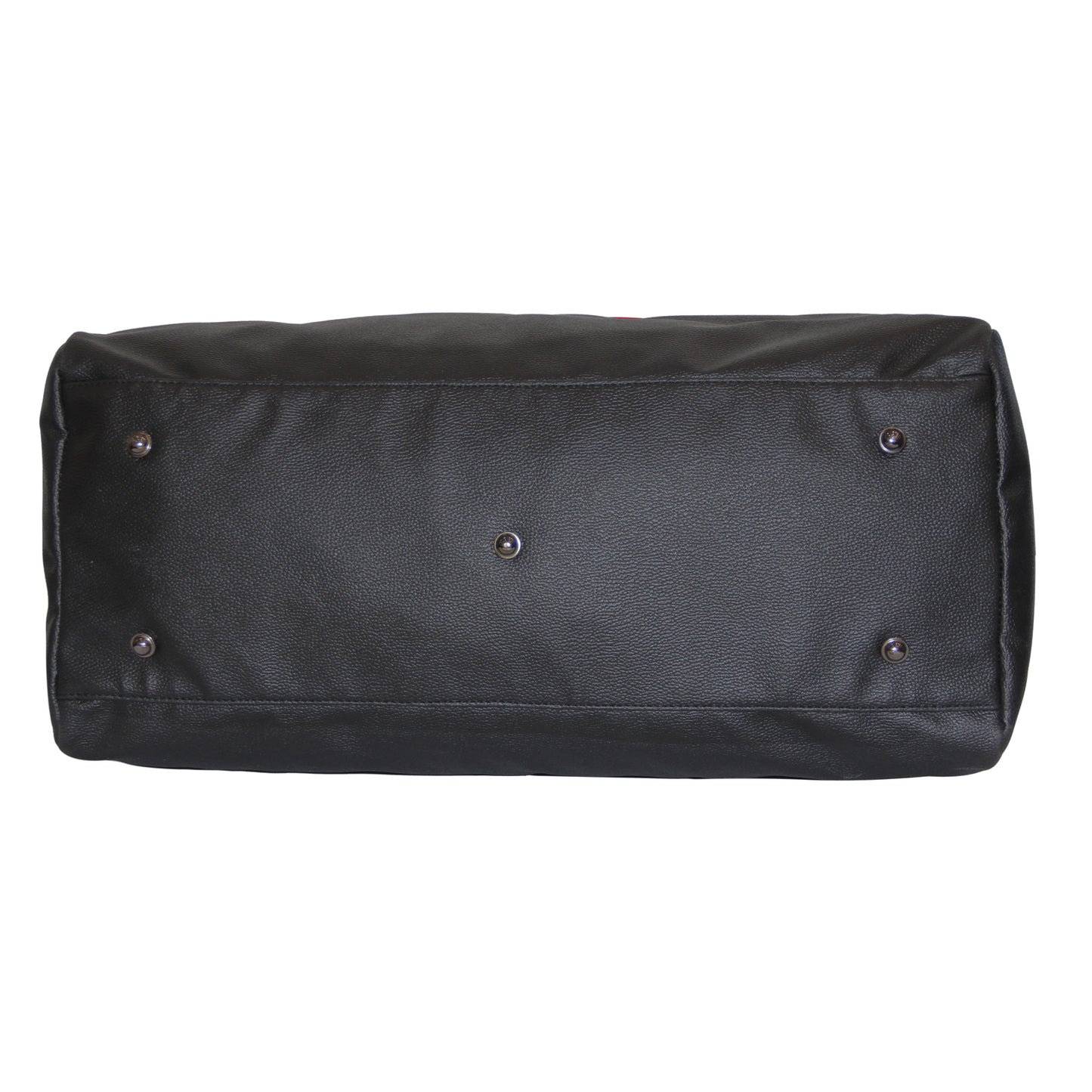 Stylish Black Textured PU weekender