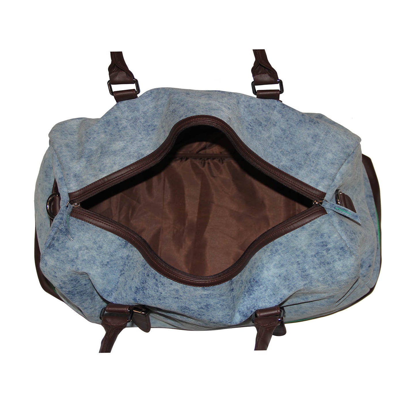 Washed Denim Duffle Bag