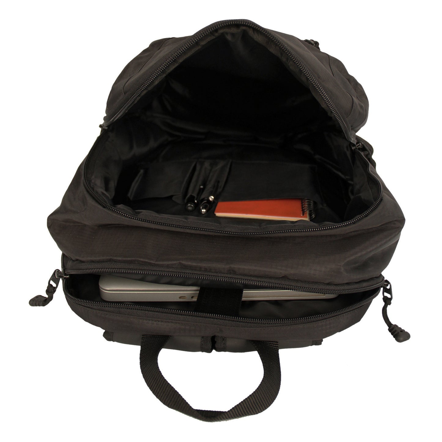 Black Solid Backpack