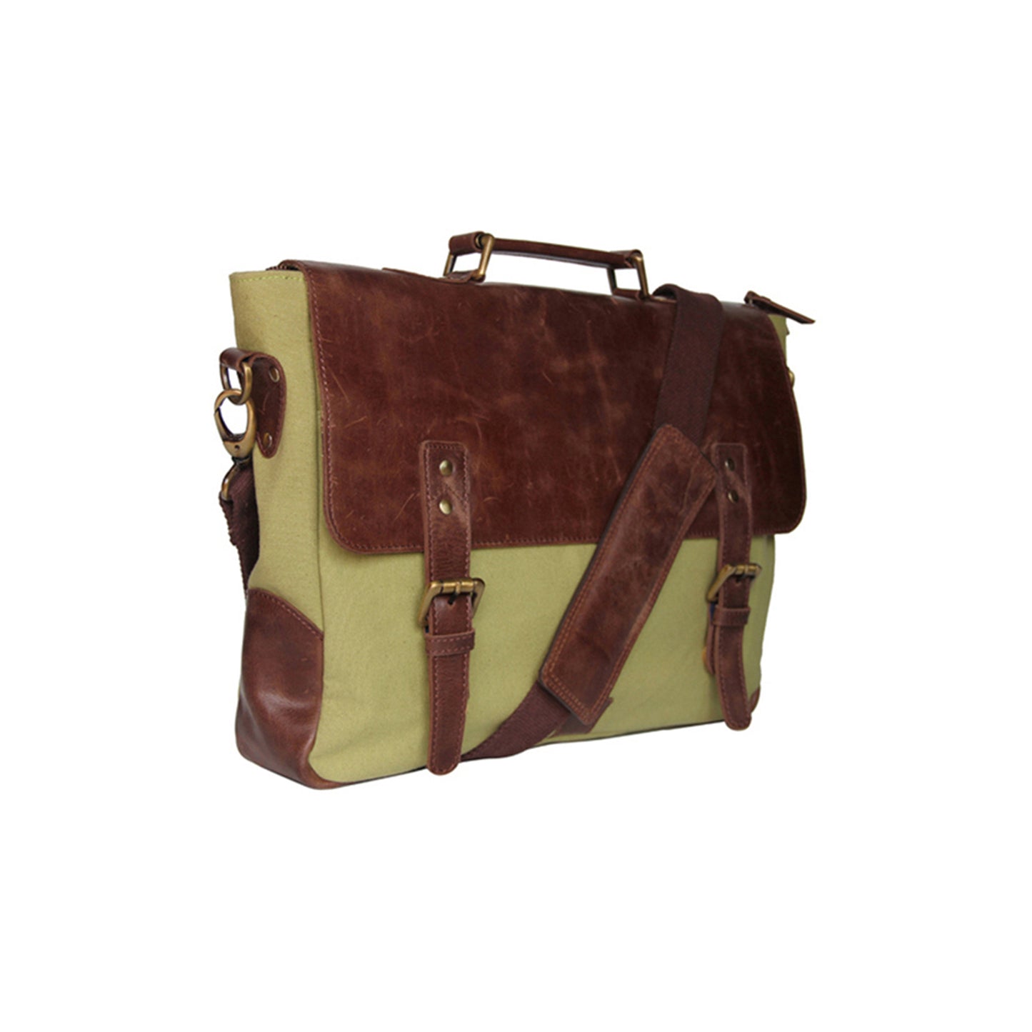 Canvas & Leather Messenger