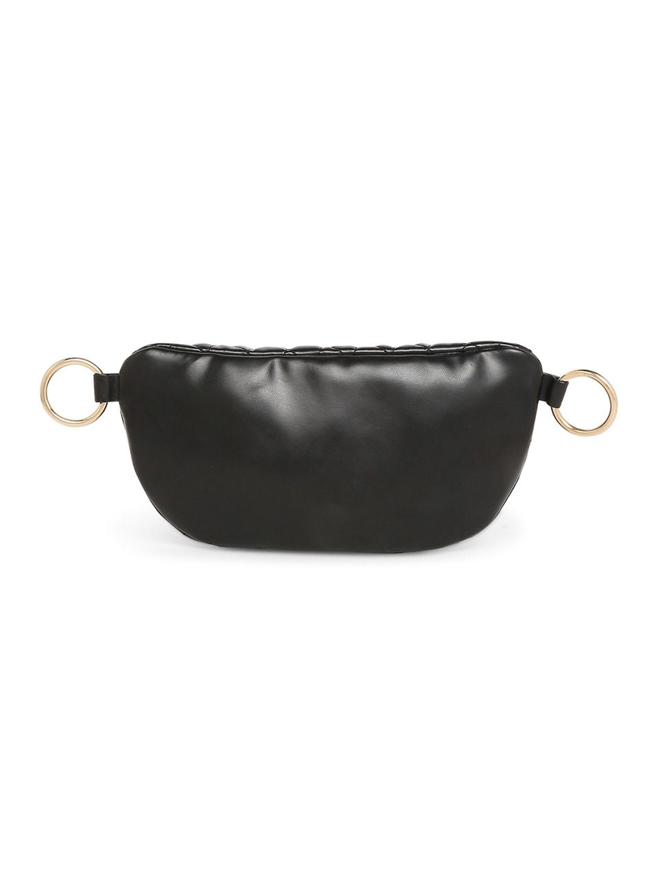 Black Elegant Quilted Sling & Cross Bag