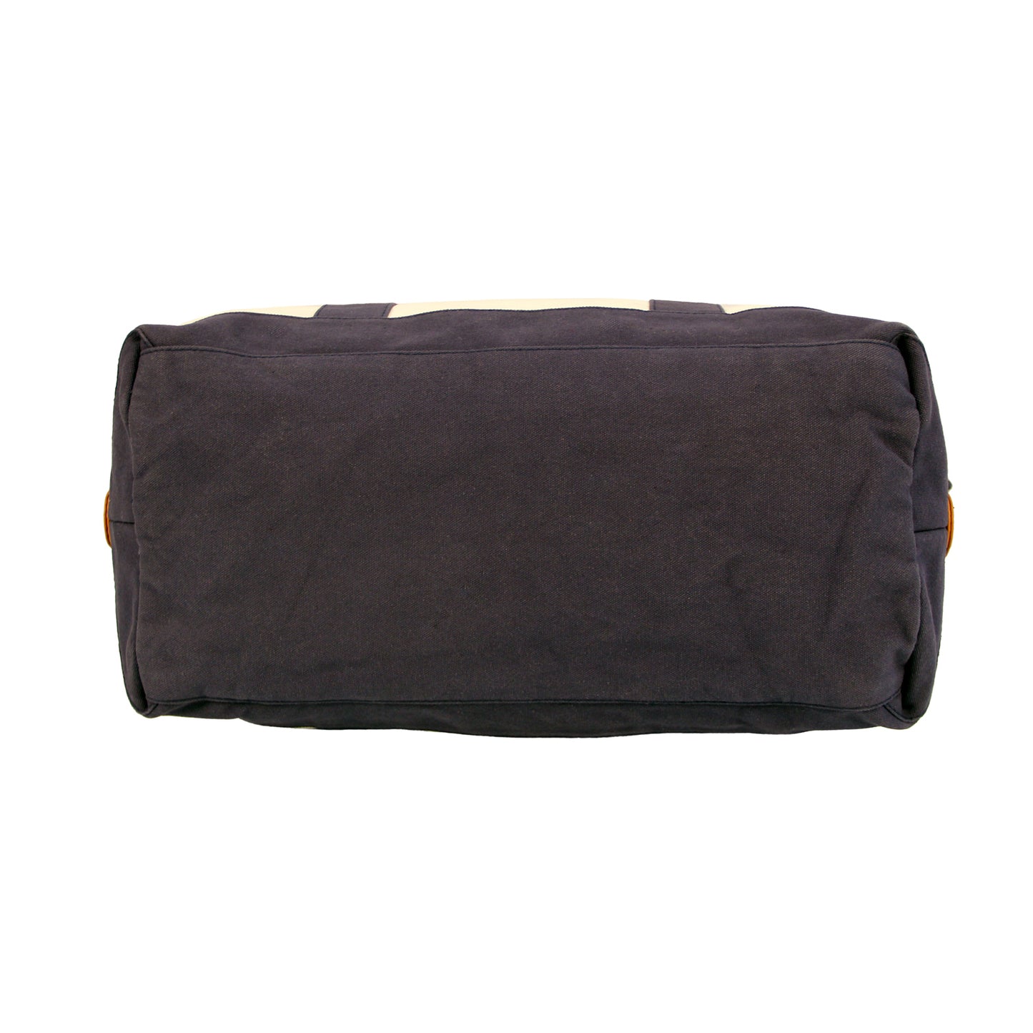 White- Blue Canvas Duffle Bag