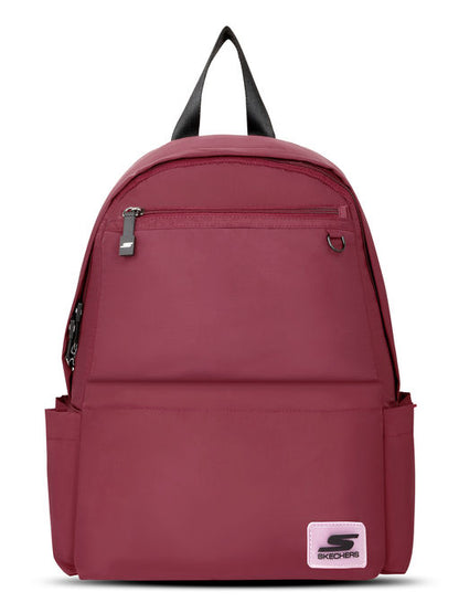 Unisex Micro Polyester Single Compartment Maroon Backpack