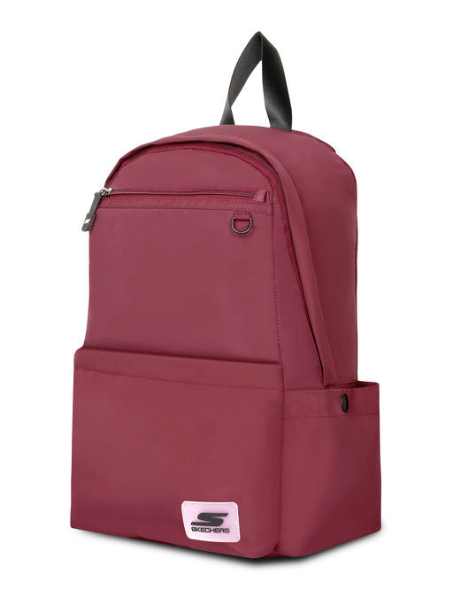 Unisex Micro Polyester Single Compartment Maroon Backpack