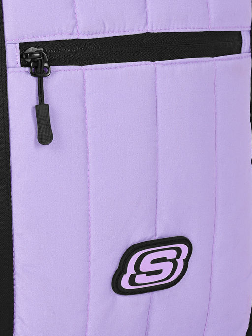Unisex Quilted Front and Side Lavender Backpack