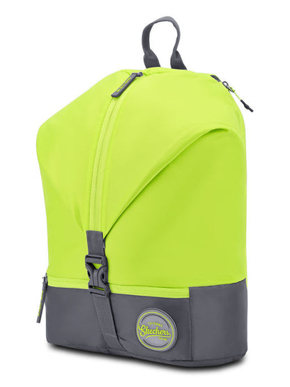 Unisex Front Green Yellow Backpack