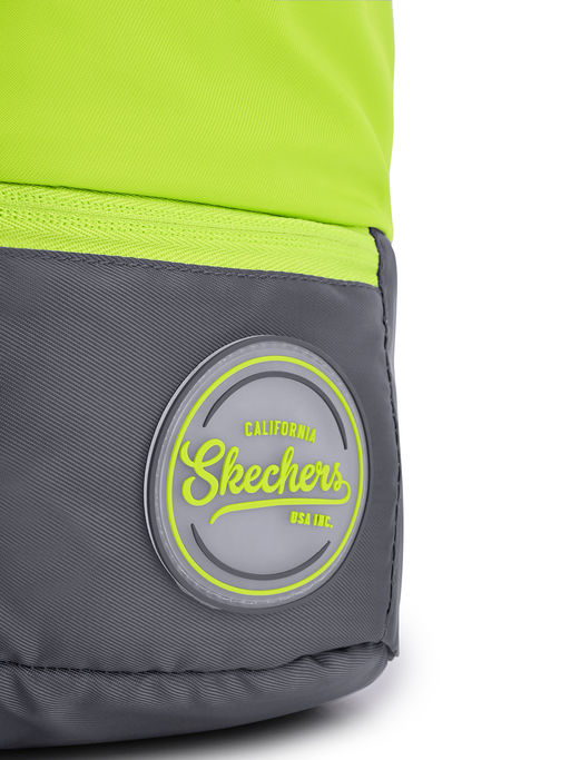 Unisex Front Green Yellow Backpack