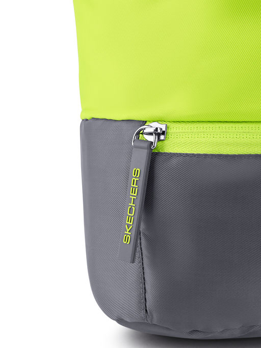 Unisex Front Green Yellow Backpack