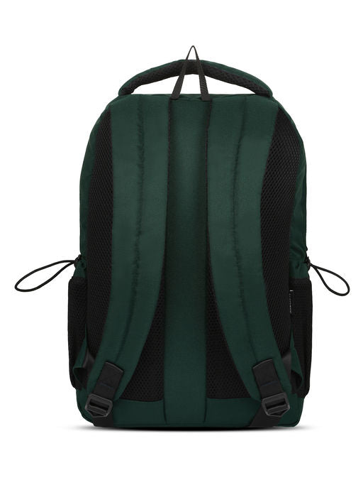 Unisex Multi Compartment Beige Green Backpack