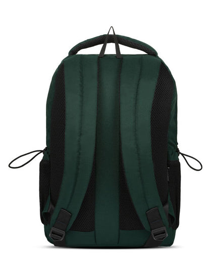 Unisex Multi Compartment Beige Green Backpack