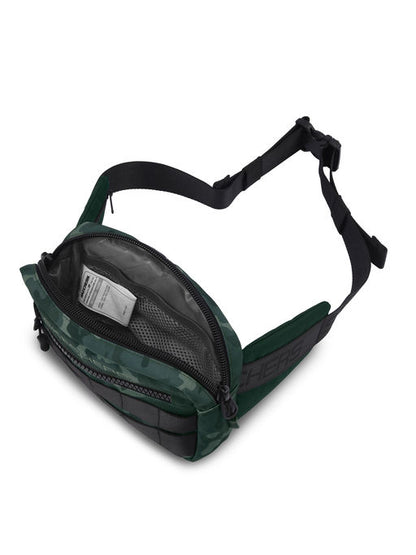 Unisex Green Camouflage Waist Bag