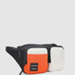 JACK & JONES BLACK COLOURBLOCKED CHESTPACK