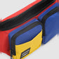 JACK & JONES RED COLOURBLOCKED CHESTPACK