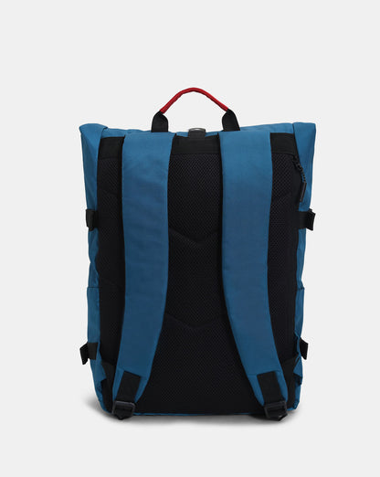 JACK & JONES BLUE ROLL TOP BACKPACK