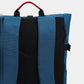 JACK & JONES BLUE ROLL TOP BACKPACK