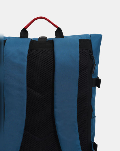 JACK & JONES BLUE ROLL TOP BACKPACK