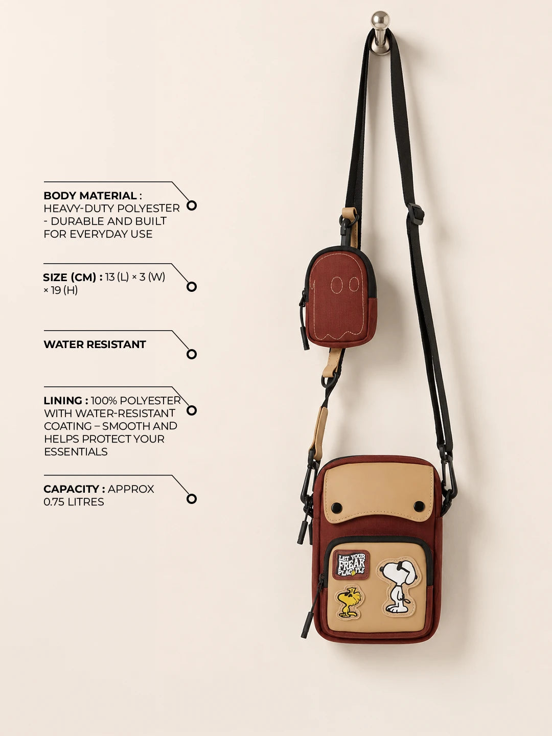 Peanuts: Snoopy Sling Bag