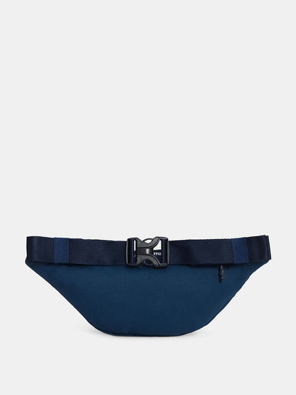NAVY BLUE LOGO PRINT BUMBAG