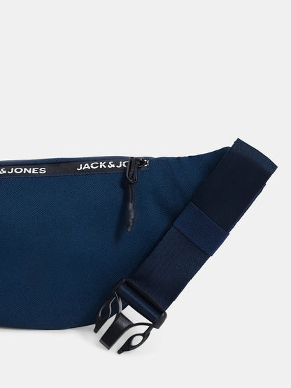 NAVY BLUE LOGO PRINT BUMBAG