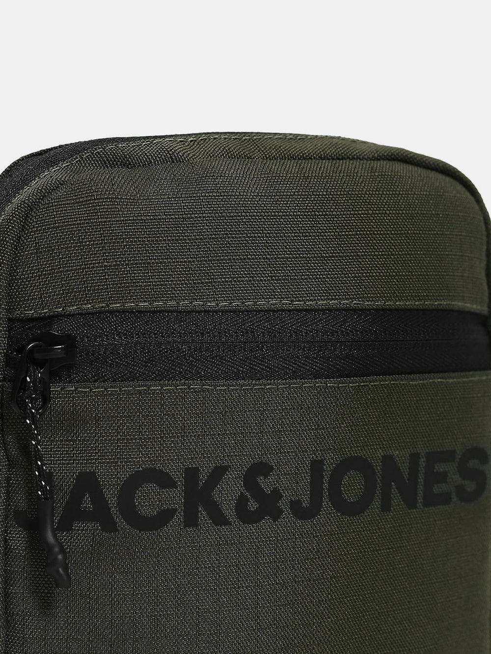 DARK GREEN LOGO PRINT SLING BAG