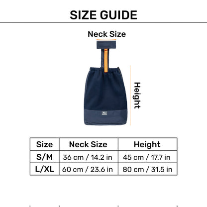 HUFT Trooper Drag Bag Harness For Dog - Navy Blue