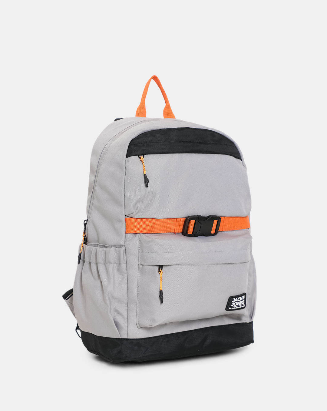 Grey and orange backpack best sale