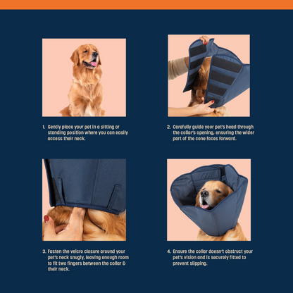 HUFT Trooper E-Collar For Dog - Navy Blue