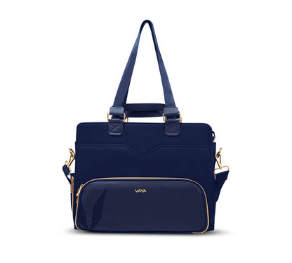 Zaelia - Work-to-Weekend Tote - Navy