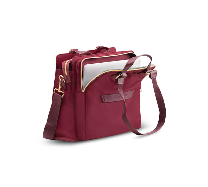 Zaelia - Work-to-Weekend Tote - Burgundy