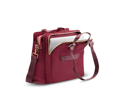 Zaelia - Work-to-Weekend Tote - Burgundy