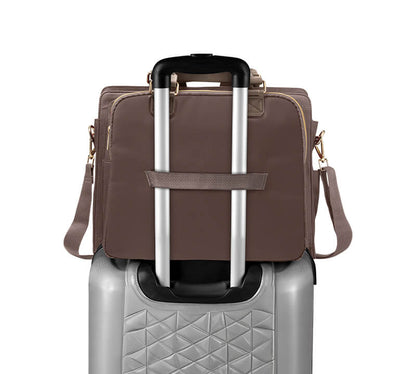 Zaelia - Work-to-Weekend Tote - Brown