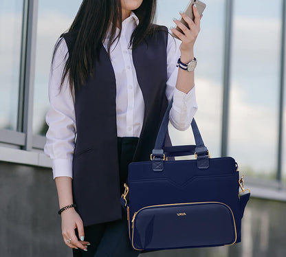 Zaelia - Work-to-Weekend Tote - Navy