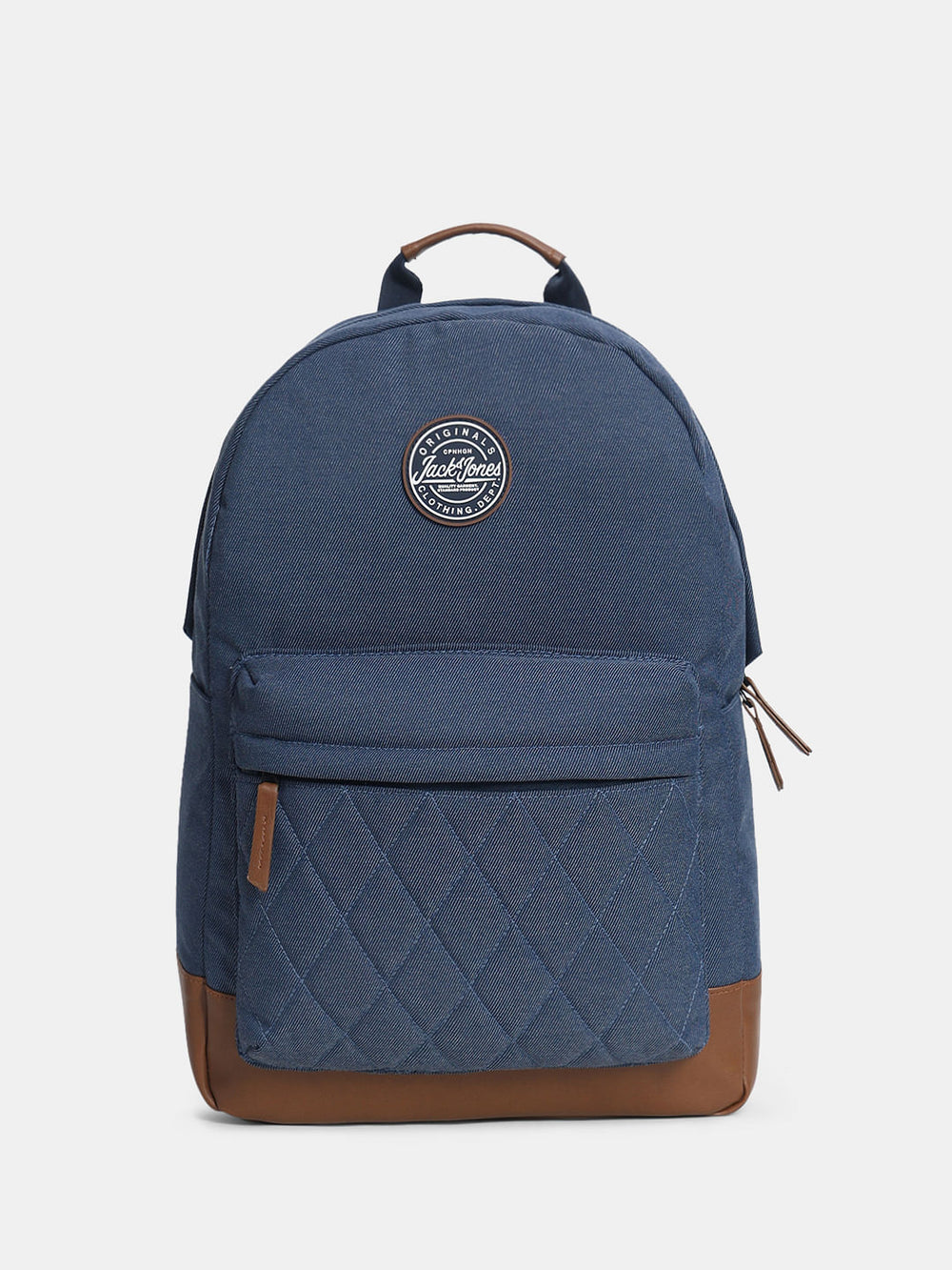 BLUE FADED DENIM BACKPACK