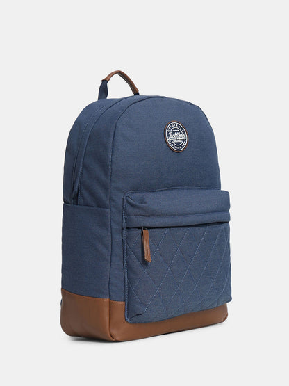 BLUE FADED DENIM BACKPACK