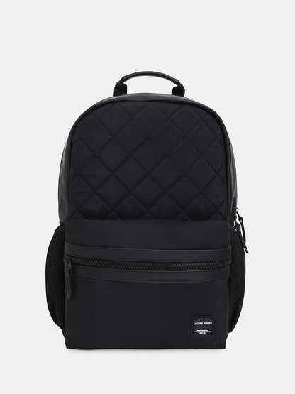 BLACK QUILTED PREMIUM BACKPACK