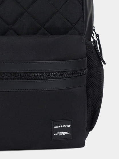 BLACK QUILTED PREMIUM BACKPACK