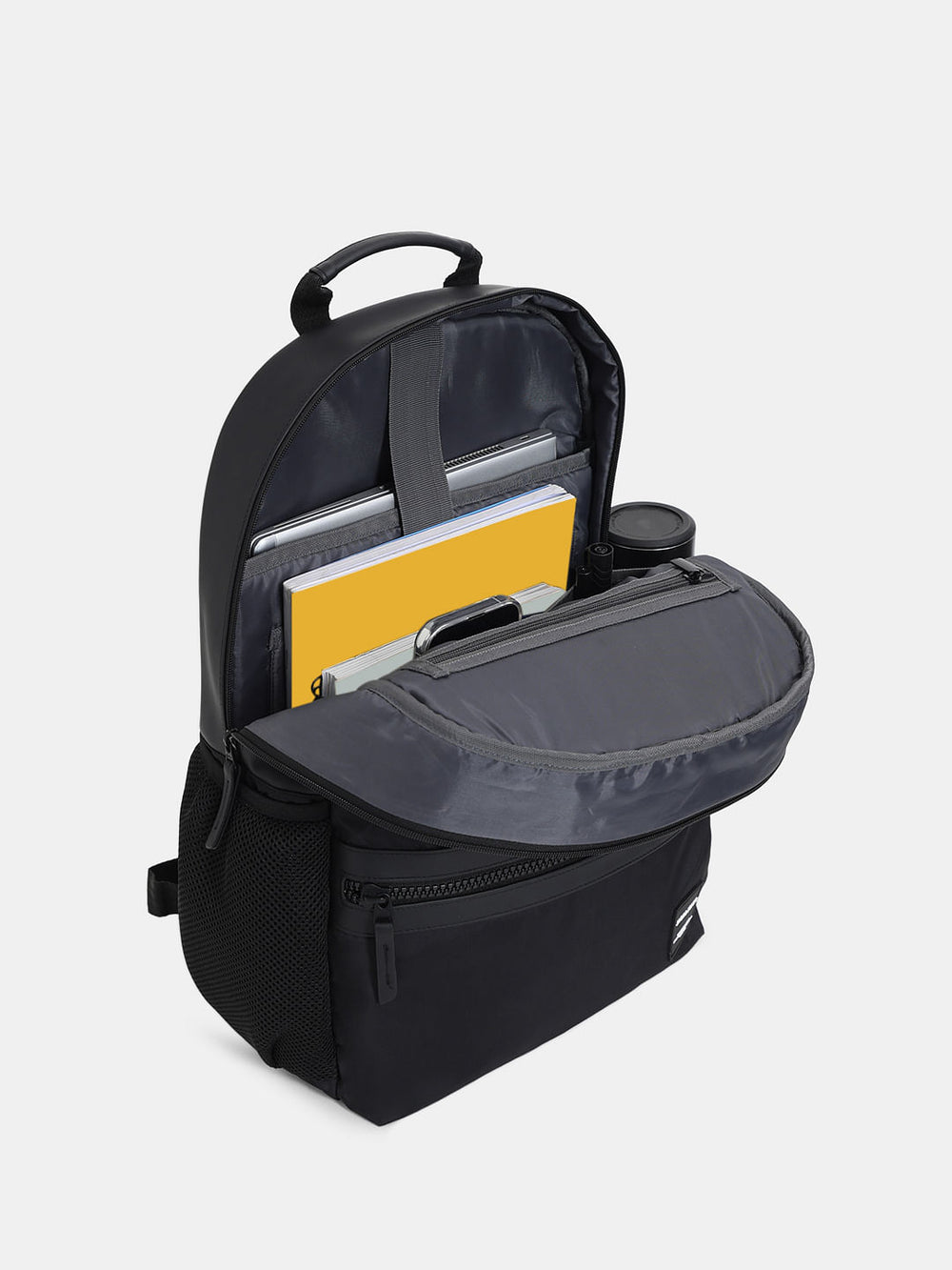 BLACK QUILTED PREMIUM BACKPACK