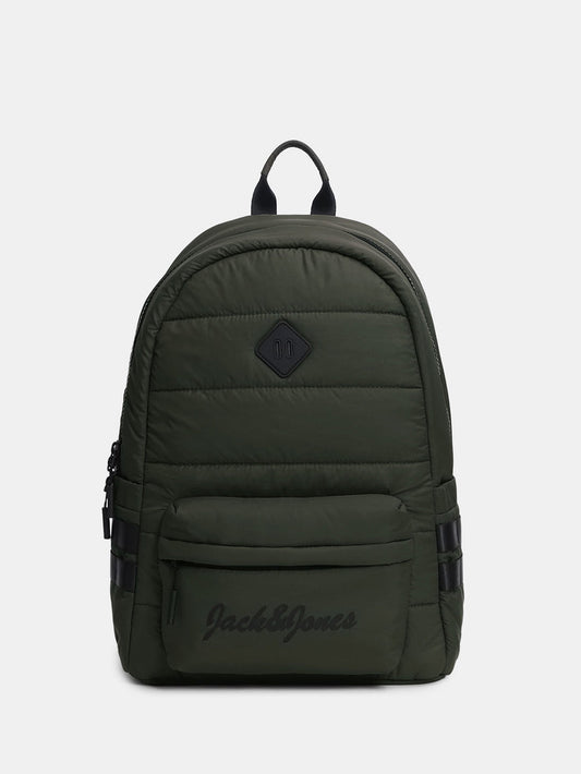 OLIVE GREEN QUILTED BACKPACK