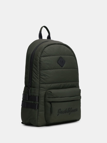 OLIVE GREEN QUILTED BACKPACK