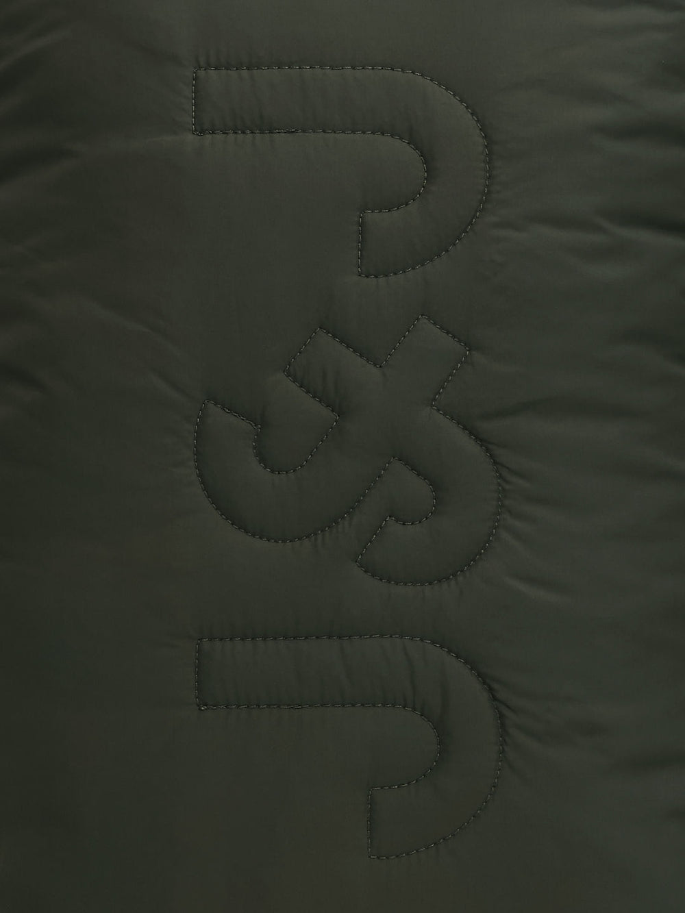 OLIVE GREEN QUILTED BACKPACK