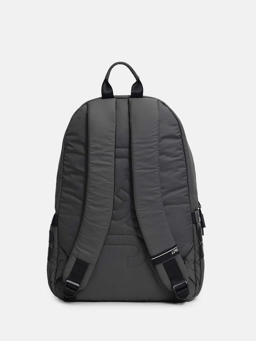 GREY QUILTED BACKPACK