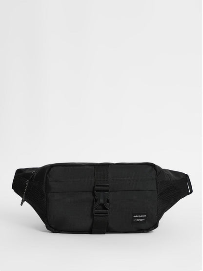 BLACK MESH BUMBAG