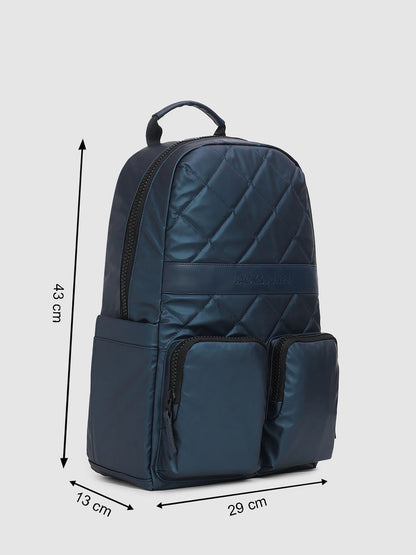NAVY BLUE PREMIUM QUILTED BACKPACK