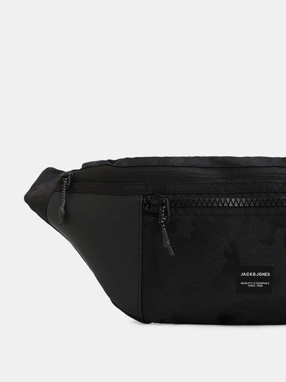 BLACK CAMO PRINT CHESTPACK