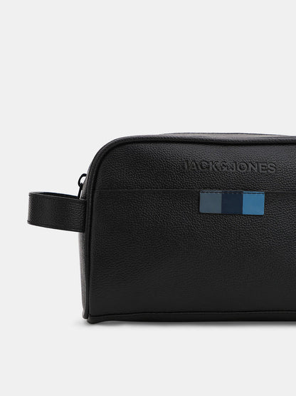 BLACK TOILETRY BAG
