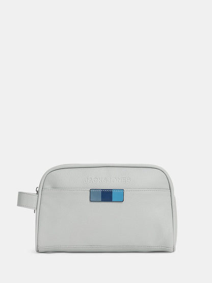 GREY TOILETRY BAG
