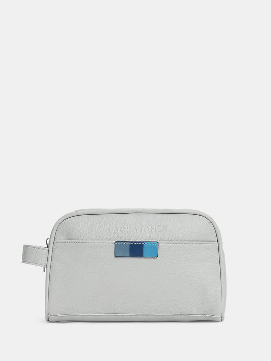 GREY TOILETRY BAG