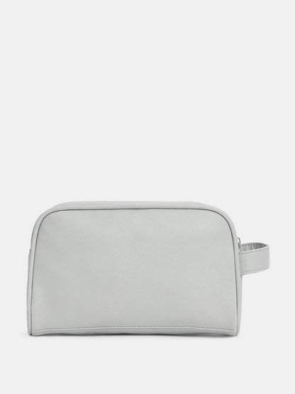 GREY TOILETRY BAG