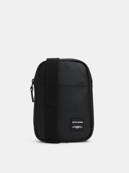 BLACK PU CHESTPACK